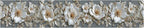 Pearl Wallpaper Border 196x4 Inch Peel and Stick Wall Border Elegant Gray White - Image 2