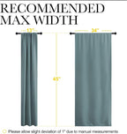 NICETOWN Greyish Blue Blackout Curtains Panels - Image 7