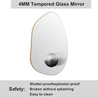Irregular Wall Mirror Asymmetrical Mirror, Decorative Modern Mirror, Tempered - Image 6