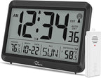 WallarGe Atomic Clock with Indoor Outdoor Temperature by WallarGe