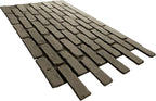 EverStone Aged Brick Faux Brick Panel, 46 7/8"W x 27"H x 1 1/4"D, Vintage White - Image 6