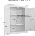 Crosley Furniture Savannah Wall Mounted Bathroom Storage Medicine Cabinet - Image 3