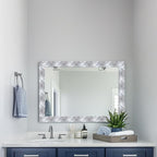 HOMETITUTE Wallpaper Border Peel and Stick Marble Silver Texture Decorative - Image 6