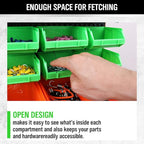 SWANLAKE GARDEN TOOLS 30-Bin Wall-Mounted Storage Bins, Heavy-Duty Garage Tool - Image 6
