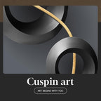 Large Framed Modern Elegant Wall Art - Image 7