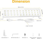 Onforu 100W 4Pack LED Shop Lights, 14000lm Shop Lighting - Image 3