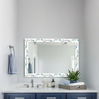 HOMETITUTE Wallpaper Border Peel and Stick Blue Blossom Texture Decorative Wall - Image 6