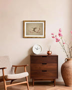 InSimSea Gold Bamboo Framed Canvas Wall Art, Vintage Spring Bird Paintings - Image 4