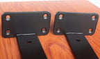 4 Pack - 16 inch Black Hidden L Shelf Bracket Iron Floating Shelf Brackets - Image 5