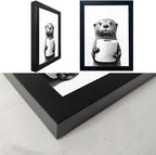 Black and White Bathroom Wall Art, Funny Bathroom Wall Decor, Toilet Paper in - Image 3