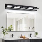 360° Rotate LED Bathroom Vanity Light Fixtures, 2100LM Acrylic Matte Black - Image 8