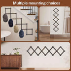 SCUNDA Rustic Wall Mounted Hat Rack - Image 3