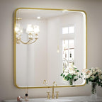 36X36 Inch LED Bathroom Mirrors, Bathroom Vanity Mirror by FTOTI