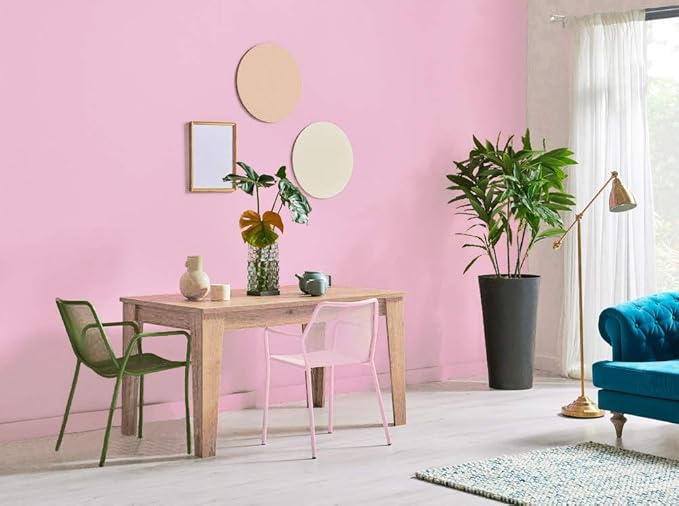 118"x17.7" Pink Peel and Stick Wallpaper Solid Color Contact Paper - Image 5