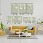 GUBIYU Farmhouse Family Wall Art Set of 3, Home Love Framed Canvas Prints - Image 6