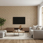 WoveN SounD Brick Acoustic Wall Panels, 16 Pack 16x12 Inch, PVC Wood Grain - Image 8