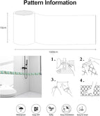 Wallpaper Border 3D Floral White Peony Peel and Stick Wall Border Self Adhesive - Image 6