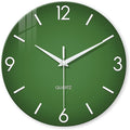 XFM Large Green Wall Clock 24 Inch Simple Wall Clock s Battery Operated Modern by XFMWallClock