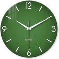 XFM Large Green Wall Clock 16 Inch Simple Wall Clock s Battery Operated Modern by XFMWallClock