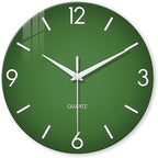 XFM Large Green Wall Clock 16 Inch Simple Wall Clock s Battery Operated Modern by XFMWallClock