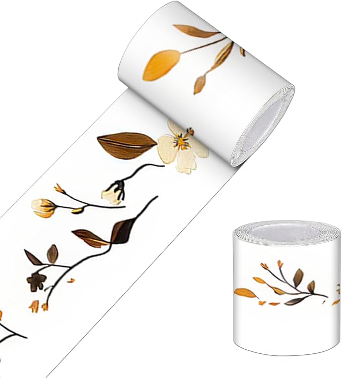 HOMETITUTE Wallpaper Border 4x196 Inch Peel and Stick Wall Border Wallpaper by HOMETITUTE