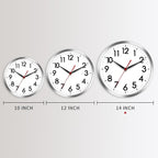 AKCISOT Wall Clock 14 Inch Large Silent Wall Clocks Battery Operated - Image 3
