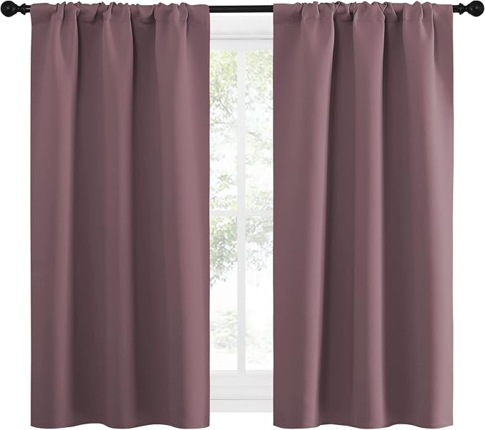 NICETOWN Kitchen Curtains, Short Blackout Curtains & Drapes, Home Decoration - Image 2
