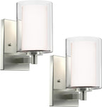 Kalium Wall Sconces Set of Two Modern Vanity Lights by Kalium