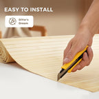 OUZUGIE 2 Pack 96x48 Inch Natural Bamboo Wall Panel – Raw Pole Wrap Paneling - Image 6