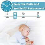 HIPPIH Wall Clock 2 Pack, 10 Inch Modern Wall Clocks Battery Operated, Non - Image 7