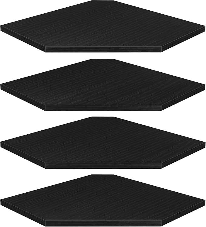Homode Corner Floating Shelves, Corner Shelves Wall Mounted by Homode
