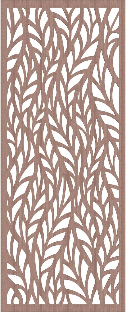 Ortonville Decorative Pierced Fretwork Wood Wall Panels, 33 3/8"W x 84 3/8"H x - Image 2