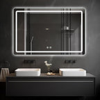 LED Bathroom Mirror, 48 x 36 Inch Anti-Fog Wall Mirror by WarmLove