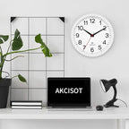 AKCISOT Atomic 10 Inch Wall Clock, Analog Indoor Battery Operated Clock - Image 7