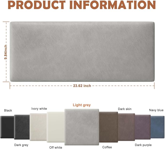 IFNOW Wall Mounted Upholstered Headboard King, 3D Peel and Stick Soundproof - Image 2