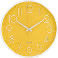 Wall Clock Non-Ticking Silent Modern Simple Style Round Decor Clock by BAKBRAND