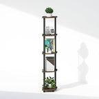 Furinno Turn-N-Tube Storage Shelves, 5-Tier Book Shelf, Corner Shelf, Toolless - Image 7