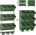 36 Pockets Living Wall Planter Indoor, Self Watering Wall Hanging Planters - Image 6