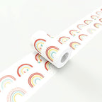 Rainbow Wallpaper Border Peel and Stick Teacher Created Resources Poster - Image 2