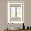 NEWBULIG 28X20 Inch LED Bathroom Wall Mirror by NEWBULIG