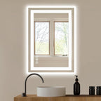 NEWBULIG 28X20 Inch LED Bathroom Wall Mirror by NEWBULIG