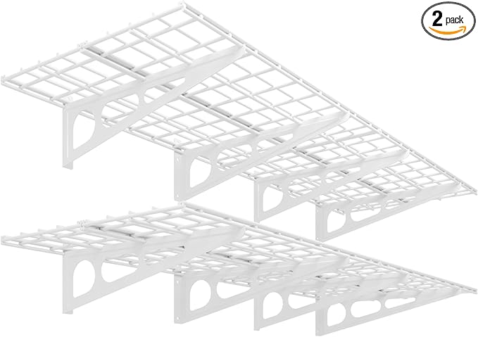 FLEXIMOUNTS 2-Pack 2x6ft Garage Shelving 24-inch-by-72-inch Heavy Duty Wall by FLEXIMOUNTS