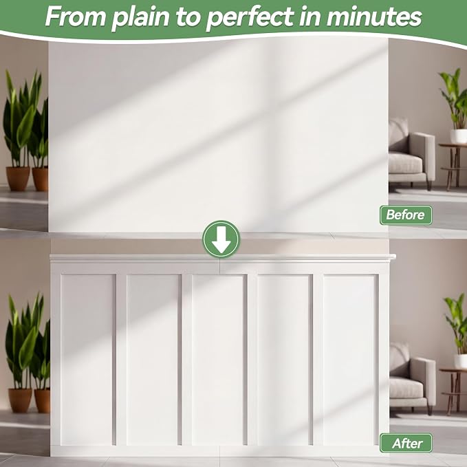 12 Pcs MDF Board and Batten Wall Panel Kits - Image 7