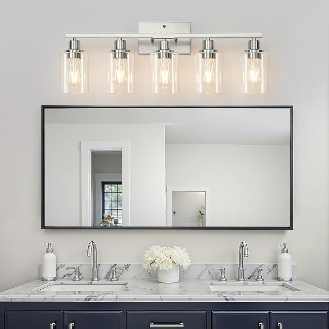 MOKATNG 5-Light Bathroom Light Fixtures, Vanity Light - Image 5