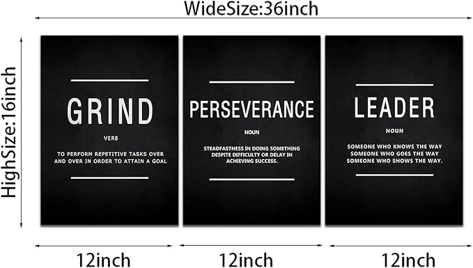 KAWAHONE Inspirational Grind Wall Art - Image 7