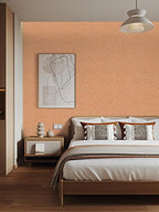 Abyssaly Cream Orange Wallpaper Peel and Stick Silk Embossed Self Adhesive - Image 6