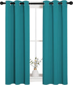 NICETOWN Room Darkening Curtains 45 inch Length 2 Panels, Thermal Insulated - Image 2