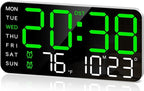 MASHI 8.4''Large Digital Wall Clock, Led Alarm Clock by MASHI