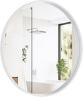 WallBeyond Round Wood Mirror 28 inch Circle Wall Mirror by WallBeyond