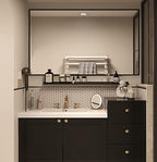 Modern Simple Black Frame 40x24Inch Mirror - Image 8